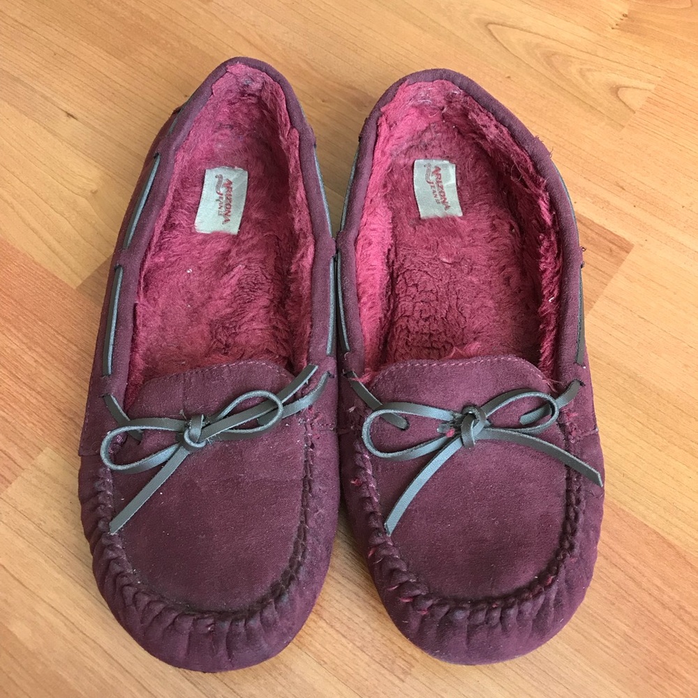 Arizona Burgandy Moccasins